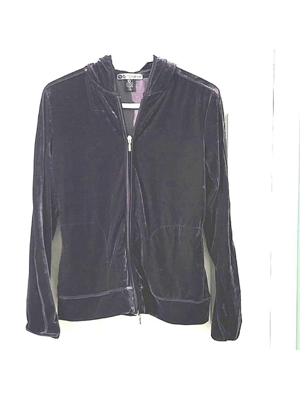 Plus Size 01 Optionelle Women's Satin Full-Zip Hoodie Sweater